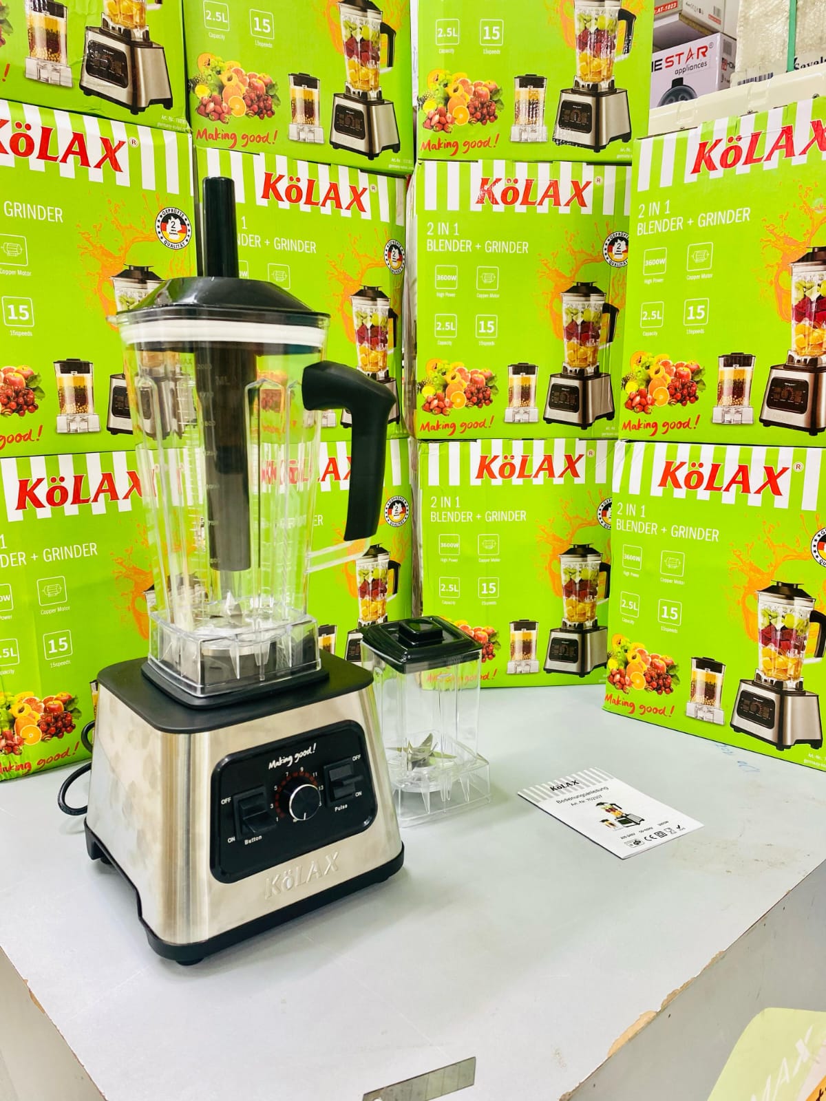 KoLAX 2 in 1 Blender & Grinder