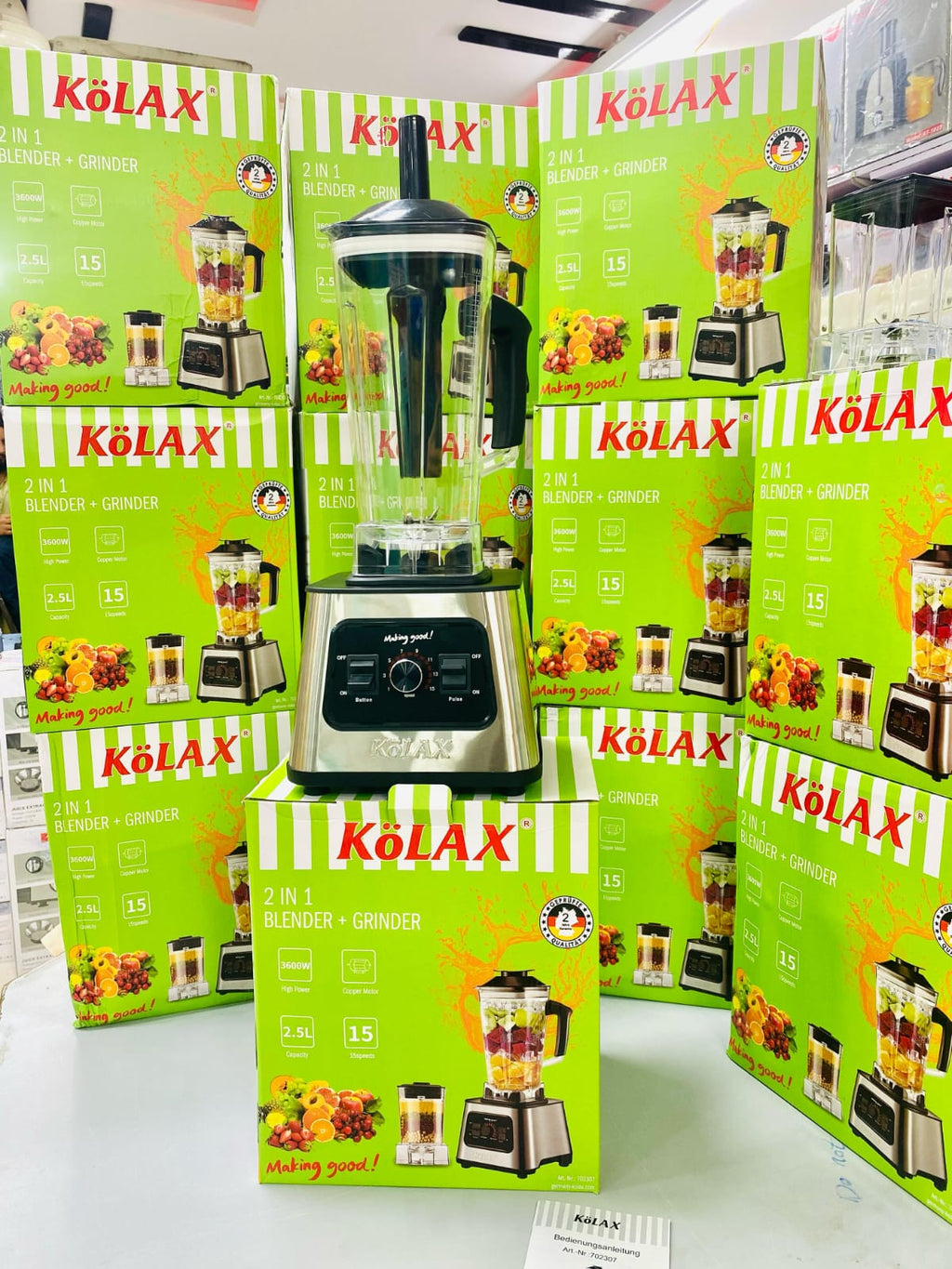 KoLAX 2 in 1 Blender & Grinder