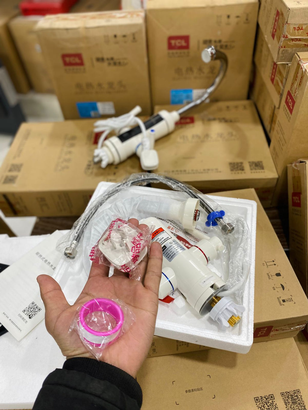 TCL electric water faucet, hot and cold heat dual -use fast heating water heater kitchen toilet kitchen kitchen treasure