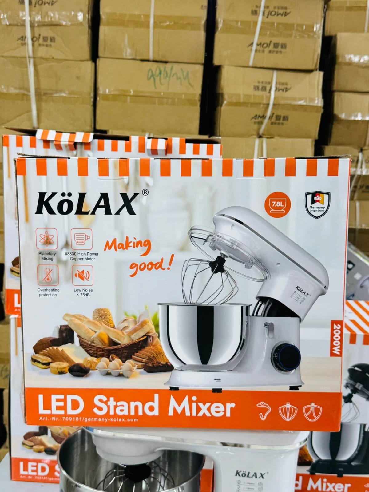 Kolax 7.8L Stand Mixer - German Lot