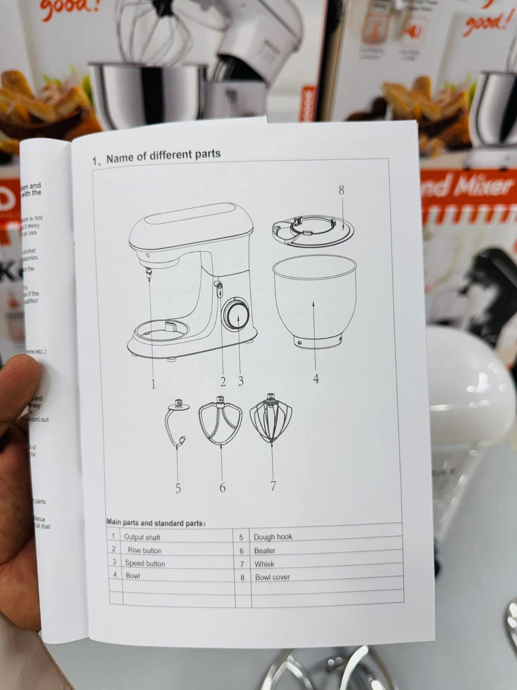 Kolax 7.8L Stand Mixer - German Lot