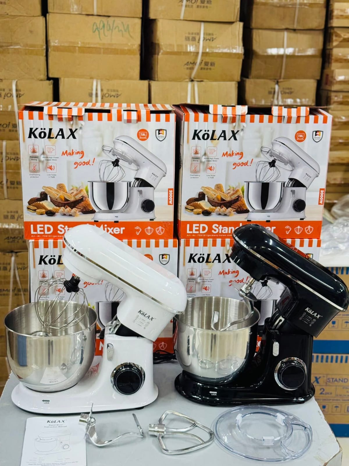 Kolax 7.8L Stand Mixer - German Lot