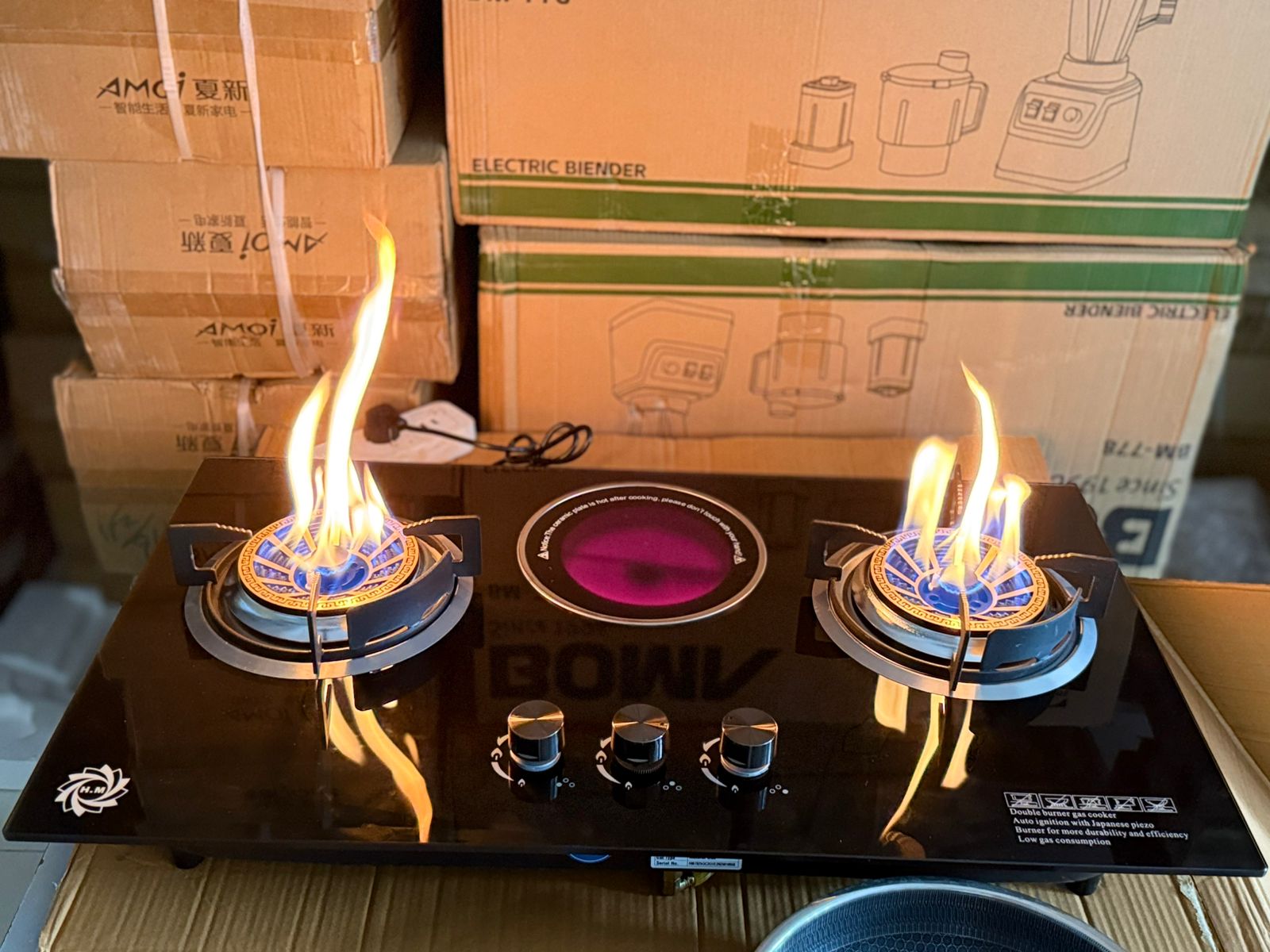 Triple Burner Infrared Cooker || Original Product