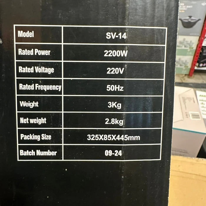 Ancher Plus SV-14 Ceramic Cooker – 2200W | Power, Style & Smart Cooking in One