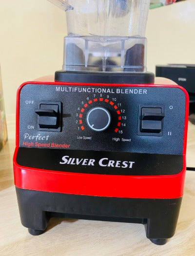 Silver Crest High-Power Commercial Blender – 4500W Heavy-Duty Professional Mixer & Grinder