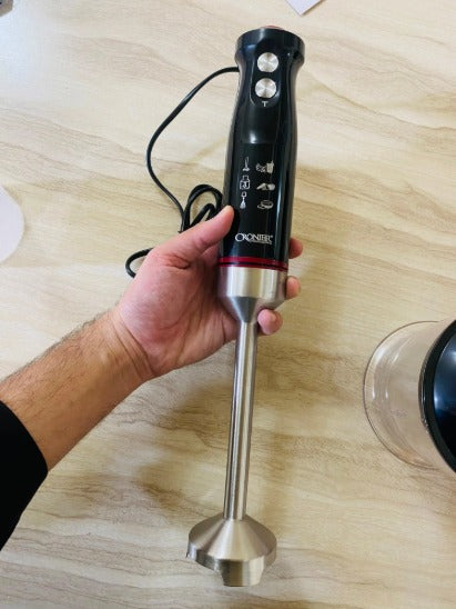 Cronier Professional Hand Blender Set CR-1115 – 800W 4-in-1 Multifunctional Food Processor