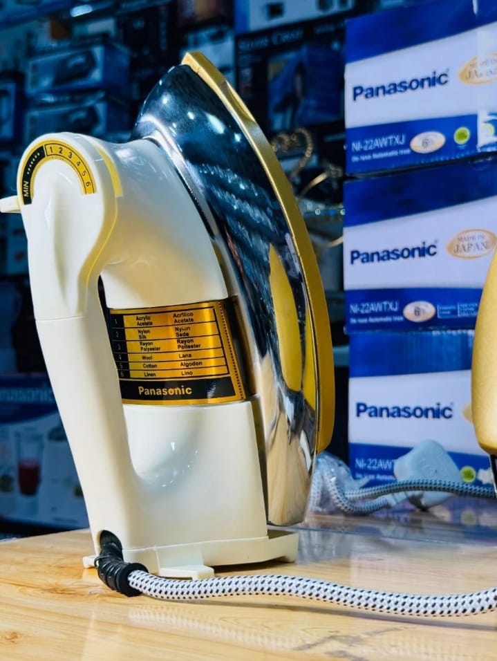 Panasonic Heavy Weight Dry Iron NI-22AWT – 1000W Gold Edition (Made in Japan)