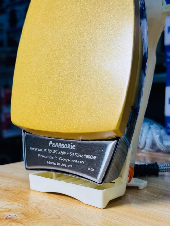 Panasonic Heavy Weight Dry Iron NI-22AWT – 1000W Gold Edition (Made in Japan)