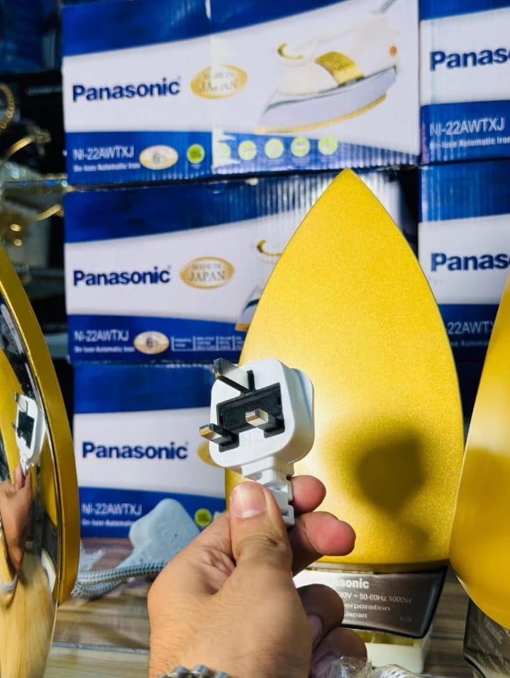 Panasonic Heavy Weight Dry Iron NI-22AWT – 1000W Gold Edition (Made in Japan)
