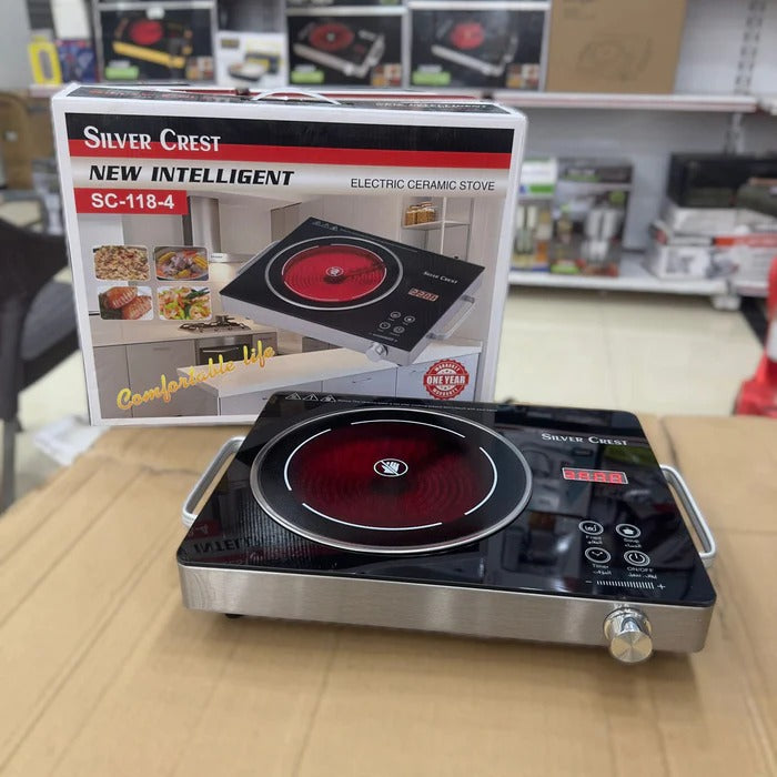 Silver Crest 3500W Ceramic Cooker | Ring Glass Design Electric Stove Cooktop