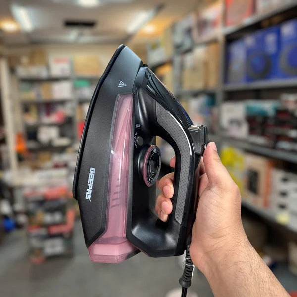 Geepas Ceramic Steam Iron || Original Product + 2-Year Local Warranty
