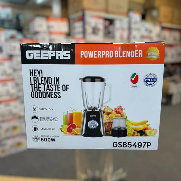 Geepas PowerPro Blender || Original Product + 2-Year Local Warranty