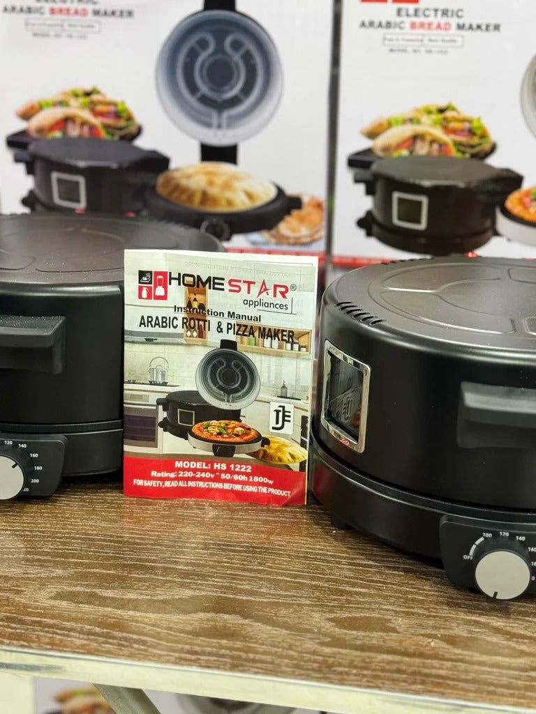 Arabic Roti Maker & pizza ?? With Adjustable Temperature Knob, Supports Pizza & Pancake, Ck2450